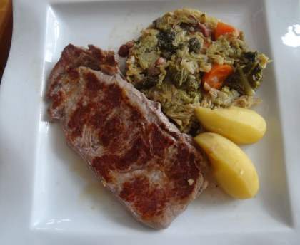 Chou blanc braisé en cocotte