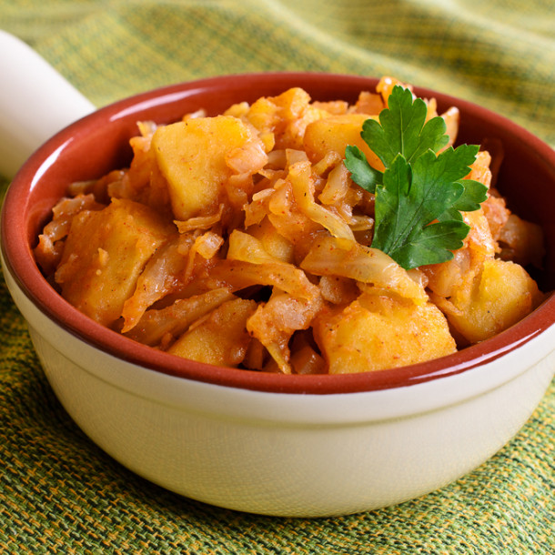 Chou blanc et pommes de terre au Cookeo