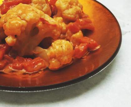Chou-fleur au poivron et au paprika