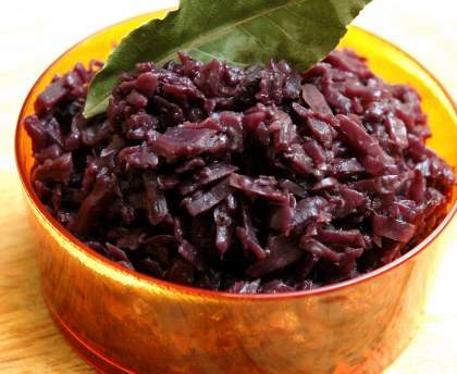 Chou rouge au lard et au vin rouge