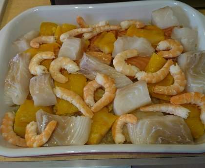 Choucroute de la mer au lait de coco