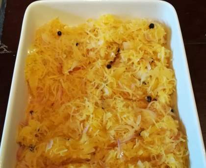 Choucroute de papayes vertes