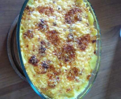 Choux rave en gratin