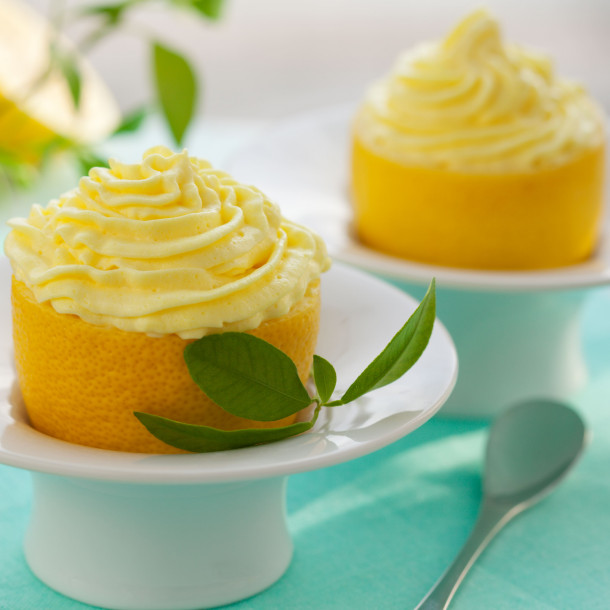 Citrons farcis aux petits-suisses allégés