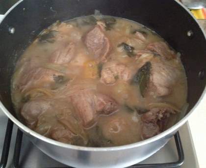 Civet de porc à la portugaise