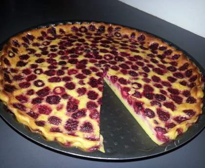 Clafoutis à la framboise