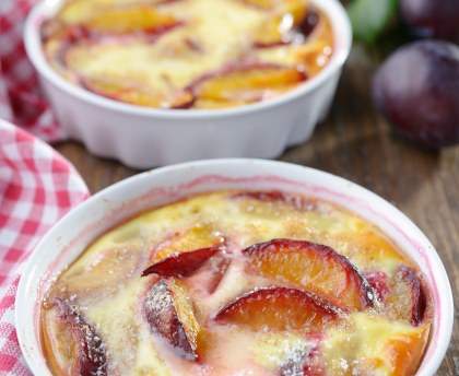 Clafoutis aux brugnons