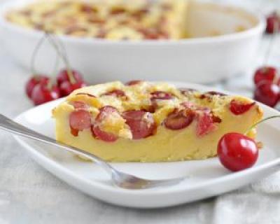 Clafoutis aux cerises griottes 