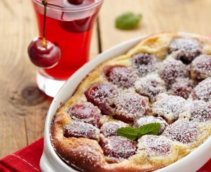 Clafoutis aux cerises minute