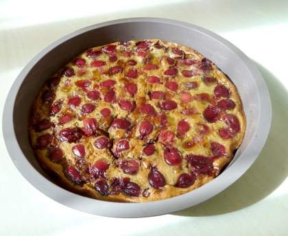 Clafoutis aux cerises sans gluten et sans lactose