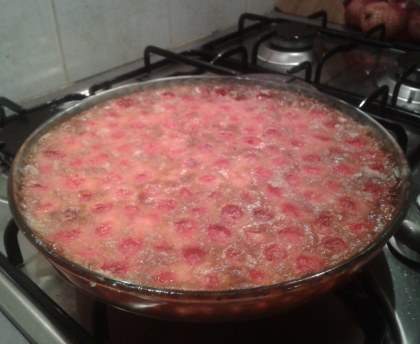 Clafoutis aux cerises (type flan)