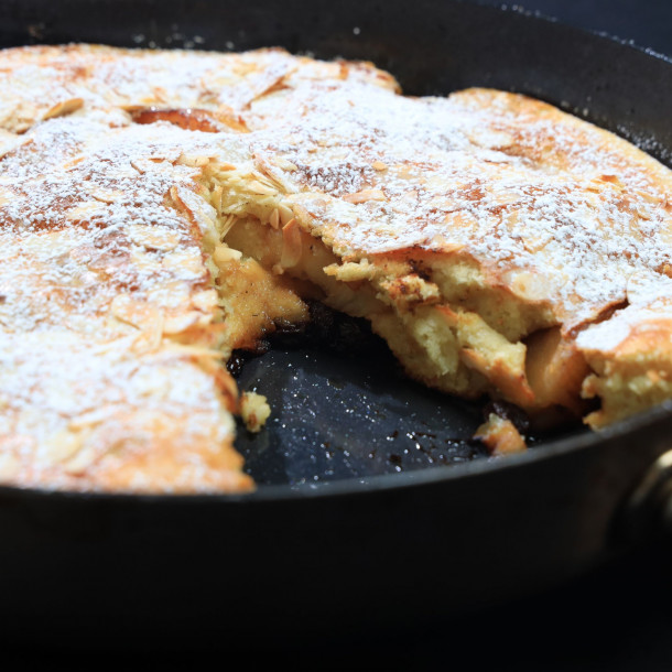 Clafoutis aux pommes de Loïc Fou de Cuisine