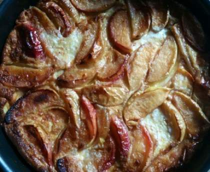 Clafoutis aux pommes et beurre salé
