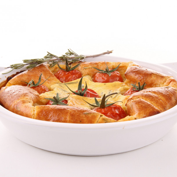 Clafoutis de tomates cerises au Thermomix