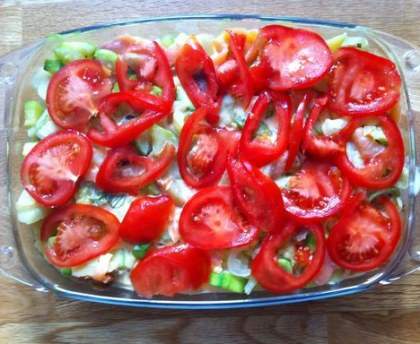 Clafoutis fenouil saumon