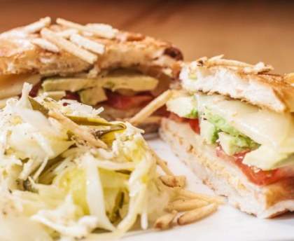 Club sandwich végétarien