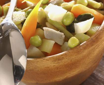 Cocotte de légumes nouveaux à l'étouffée 