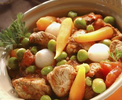Cocotte de veau aux légumes nouveaux
