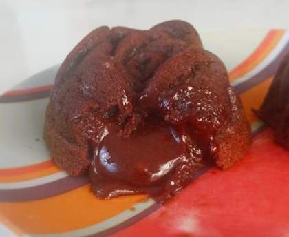 Coeur coulant au chocolat