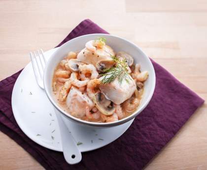 Colin aux petites crevettes pour Cookeo