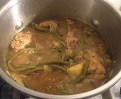 Colombo de porc à la guyanaise
