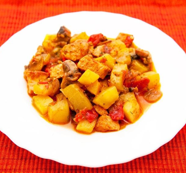 Colombo de poulet à l'antillaise
