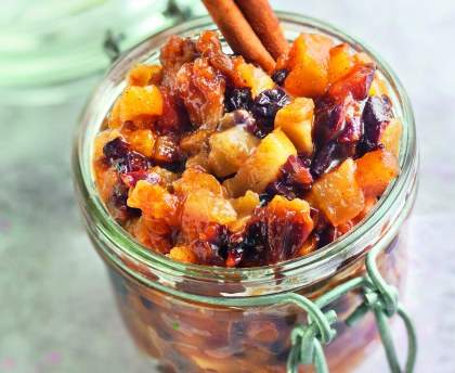 Compote chaude d'hiver