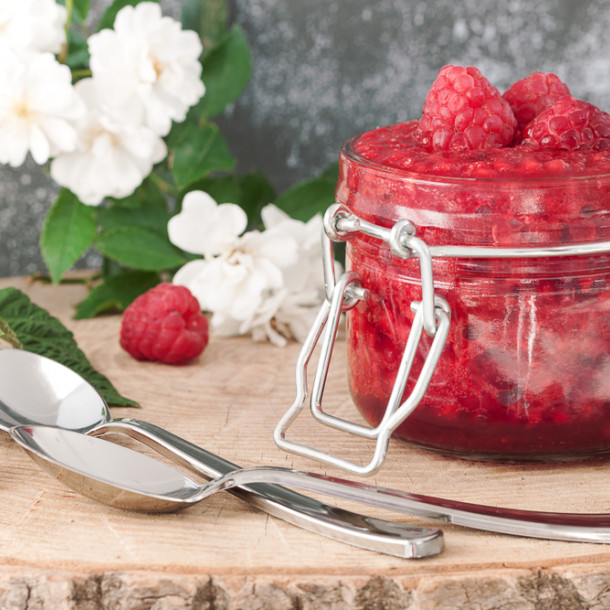 Compote de framboises