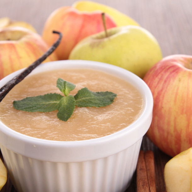 Compote de pomme sans sucre ajouté