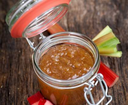 Compote de rhubarbe