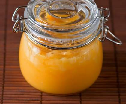 Compote pomme, mangue et fruits exotiques