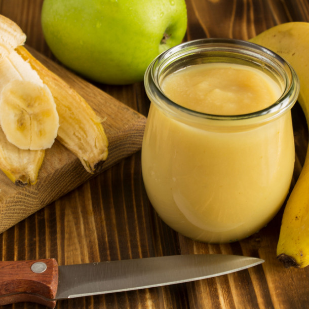 Compote pommes bananes au Companion