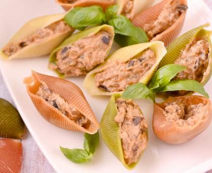 Conchiglies aux aubergines