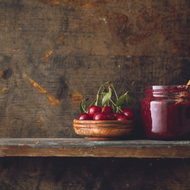 Confiture de cerise au kirsh