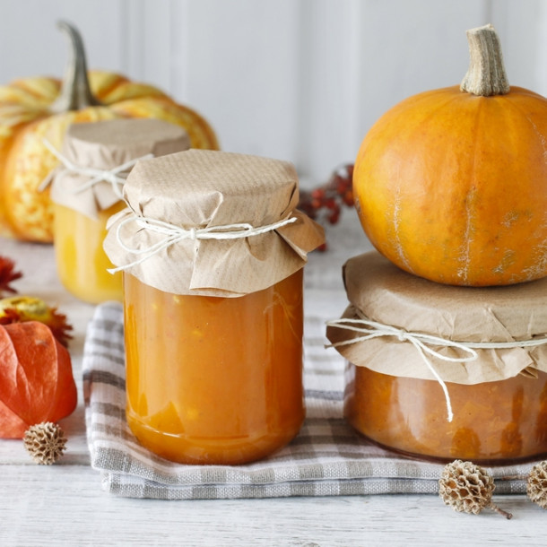 Confiture de potimarron à la vanille