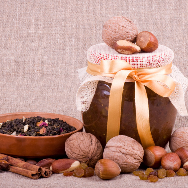 Confiture figues et noix