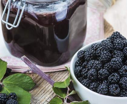Confiture simplissime de mûres