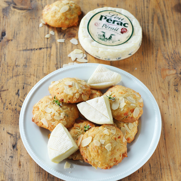Cookies au Pérail Lou Pérac, aux amandes et au thym 