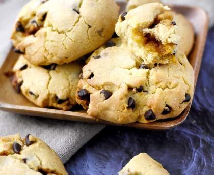 Cookies coeur caramel
