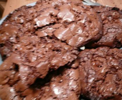 Cookies collants et croquants au chocolat miam miam