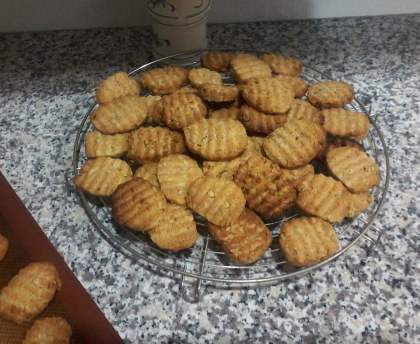 Cookies croquants au noix