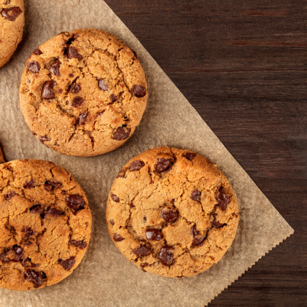 Cookies délicieux aux pépites de chocolat