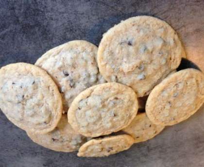 Cookies moelleux chocolat, noix de pécan et sirop d'érable