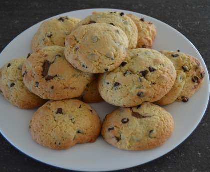 Cookies pépites de chocolat et nutella