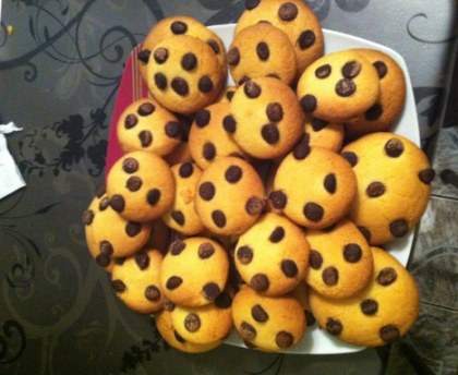 Cookies sablés au chocolat et au pralin
