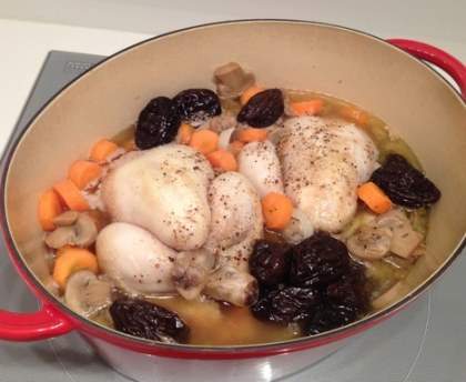 Coquelets au cidre