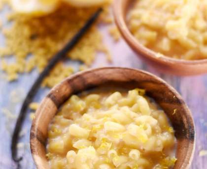 Coquillettes façon riz au lait