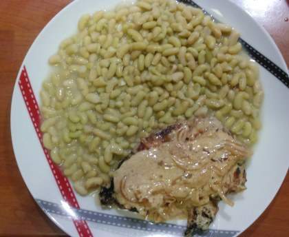 Côtelettes de porc sauce Moutarde
