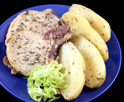 Côtes de porc à la vapeur