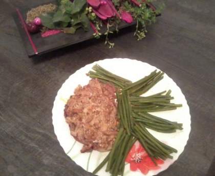 Côtes de veau à la crème fumée